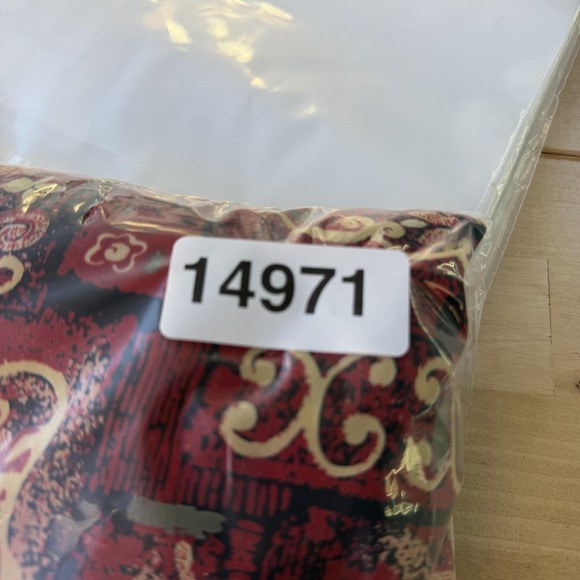 Vintage Fashion Attitudes Button Up Shirt Womens 2X Red Geometric Short Sleeve - Picture 6 of 6